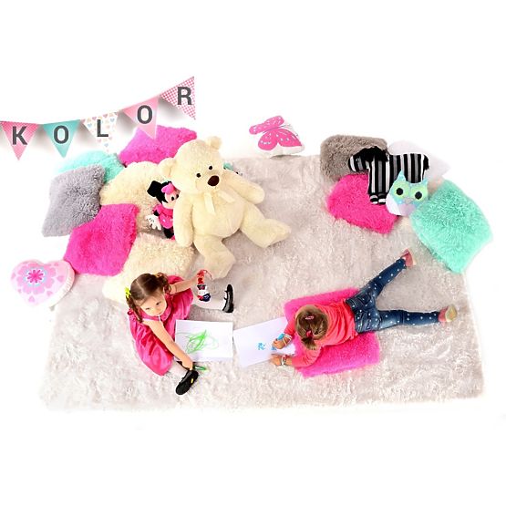 Tappeto peluche per bambini Creme
