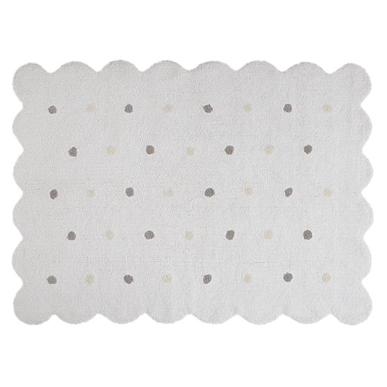 Tappeto per bambini Biscuit - Bianco