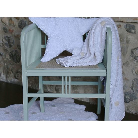 Tappeto per bambini Biscuit - Bianco