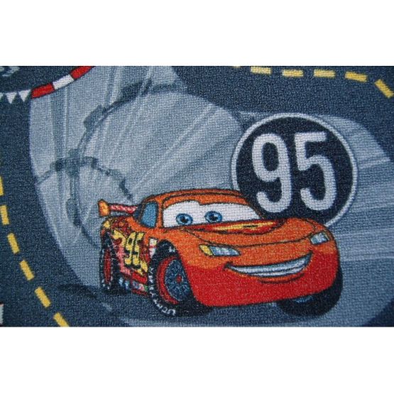 Tappeto per bambini CARS II - strade grigie