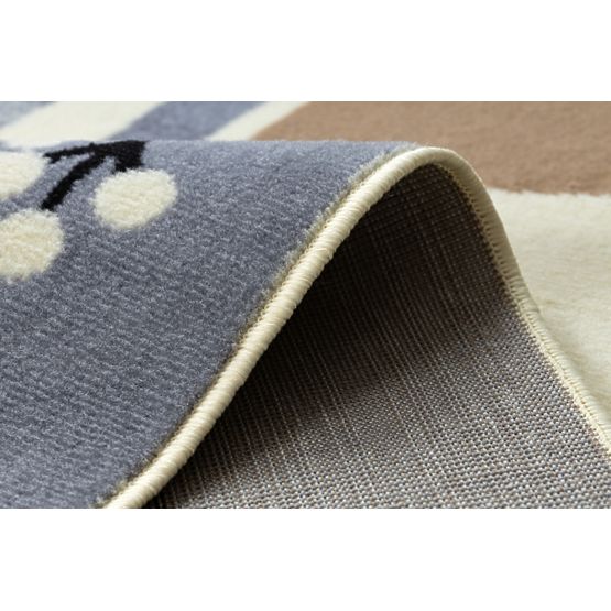 Tappeto per bambini Dinosaur World - grigio-marrone