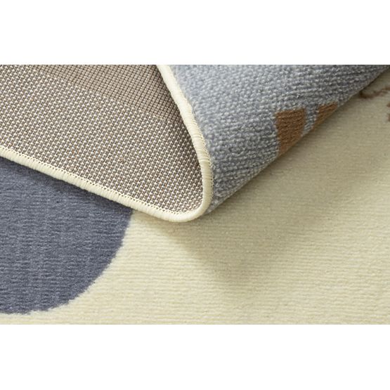 Tappeto per bambini Dinosaur World - grigio-marrone