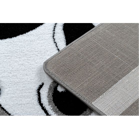 Tappeto per bambini PETIT - Bulldog - grigio-bianco
