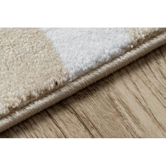 Tappeto per bambini PETIT - Uccelli - beige-bianco