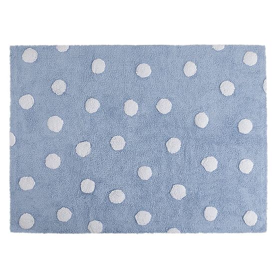 Tappeto per bambini Polka Dots - Blu