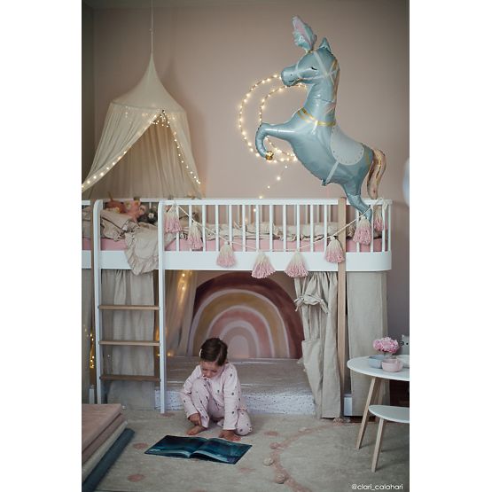 Tappeto rotondo in cotone Bubbly Natural - Vintage Nude