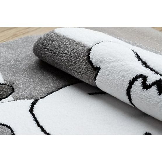 Tappeto rotondo PETIT CUCCIOLO, grigio