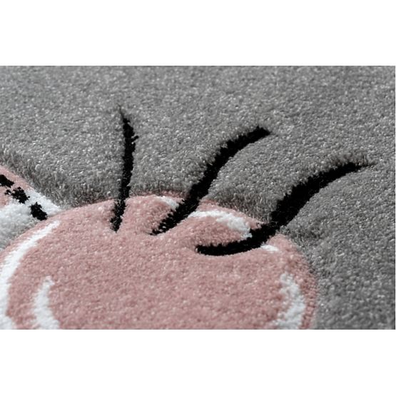 Tappeto rotondo PETIT - Gatto - grigio