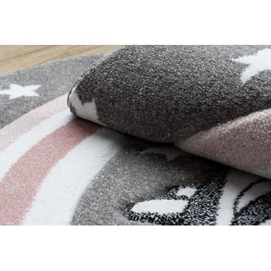 Tappeto rotondo PETIT PONY Pony, grigio