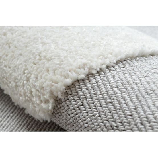 Tappeto YOYO GD75 grigio / bianco - stelle, cerchi per bambini, strutturale, sensoriale Frange