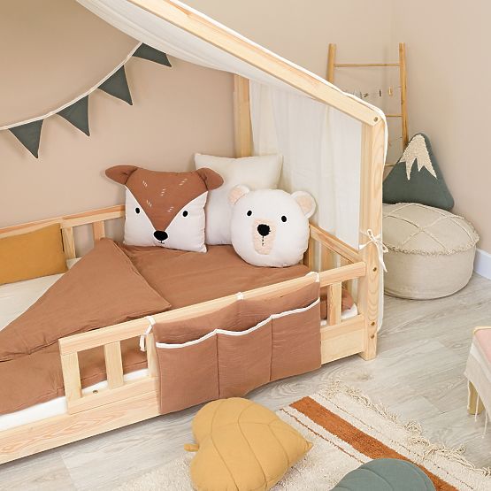 Tasca in mussola Ourbaby 30x60 cm - toffee