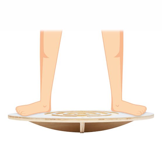 Tavola di equilibrio con labirinto