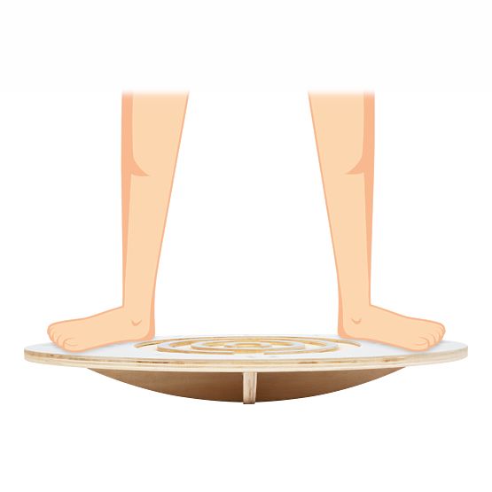 Tavola di equilibrio con labirinto