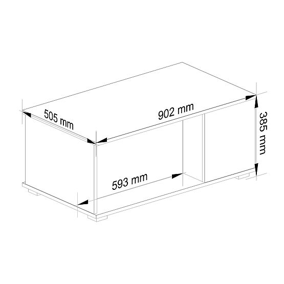 TAVOLINO DA CAFFÈ JULIET BIANCO