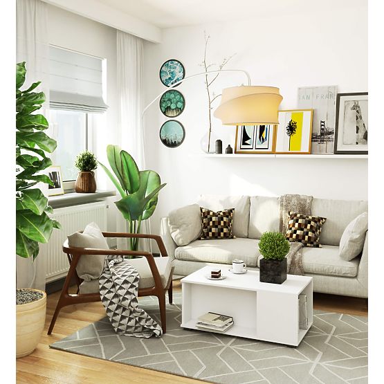 TAVOLINO DA CAFFÈ JULIET BIANCO