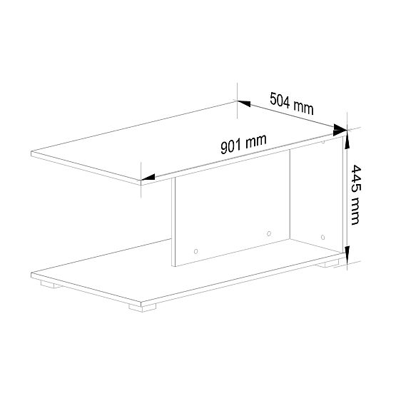 TAVOLINO DA CAFFÈ MARGO WENGE