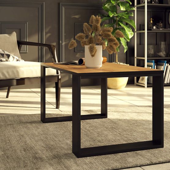 TAVOLINO DA CAFFÈ NOX ROVERE CRAFT / NERO