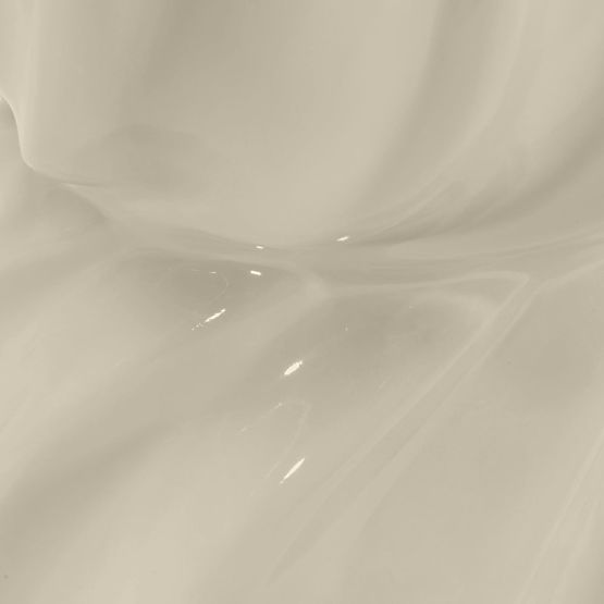 Tavolino laterale Bloom 35 cm, beige, lucido