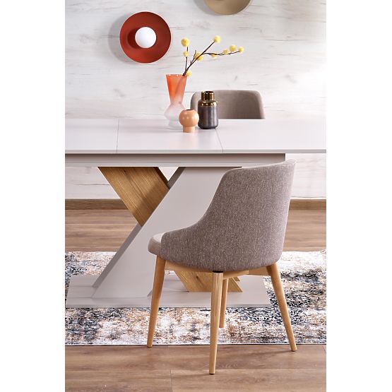 Tavolo allungabile XARELTO cashmere - rovere cremona