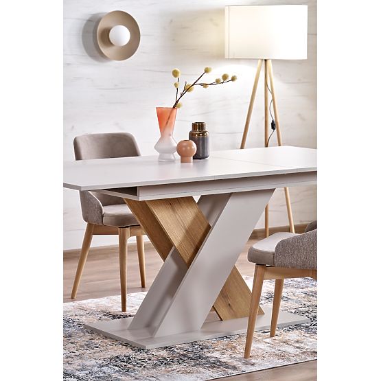 Tavolo allungabile XARELTO cashmere - rovere cremona