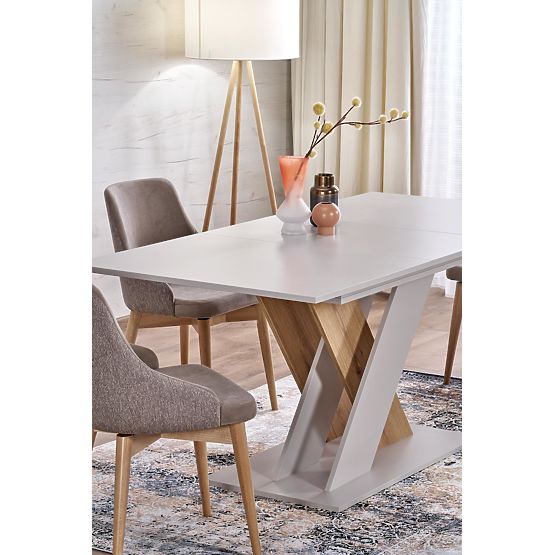 Tavolo allungabile XARELTO cashmere - rovere cremona