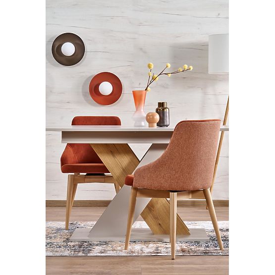 Tavolo allungabile XARELTO cashmere - rovere cremona