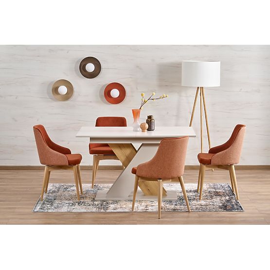 Tavolo allungabile XARELTO cashmere - rovere cremona
