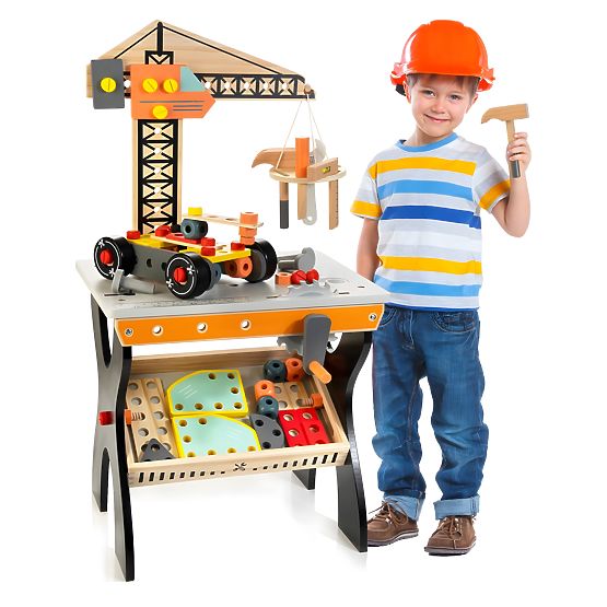 Tavolo da lavoro in legno per bambini ECOTOYS