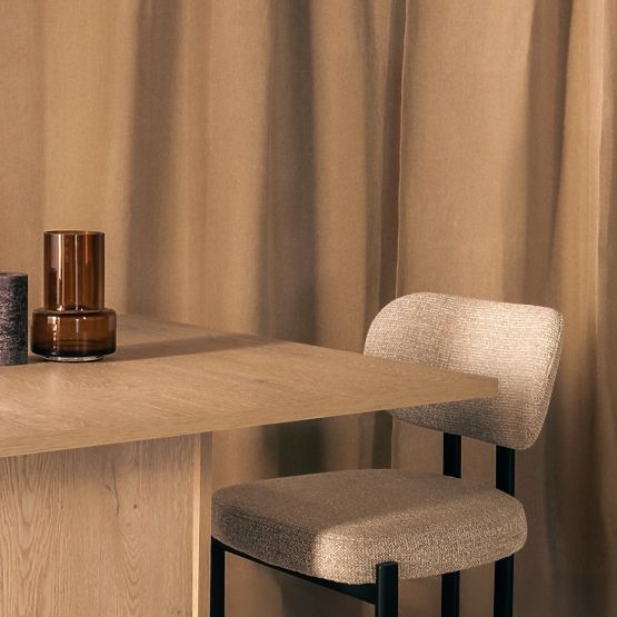 Tavolo da pranzo Gasper 100 cm, quadrato, Rovere Cremona Torro