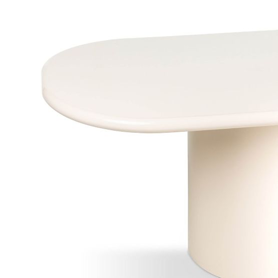 Tavolo da pranzo Modesto 180 cm, beige chiaro, lucido