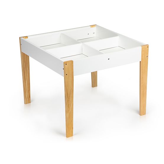 Tavolo in legno per bambini con sedie Natural