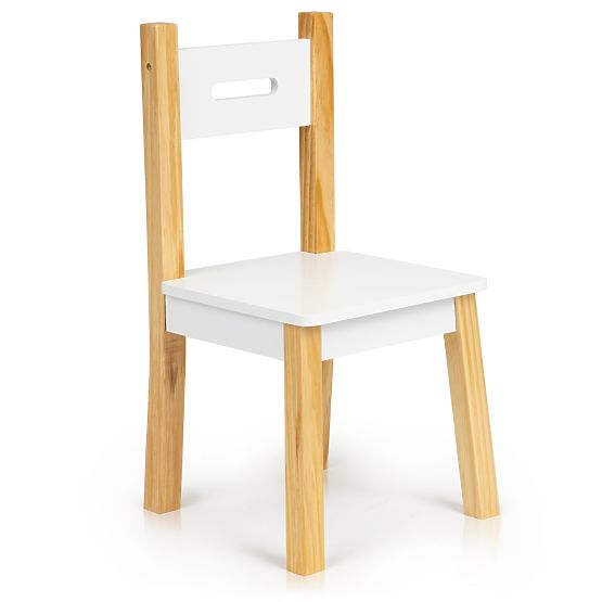 Tavolo in legno per bambini con sedie Natural