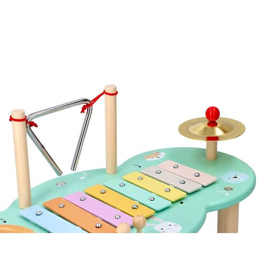 Tavolo musicale con animali