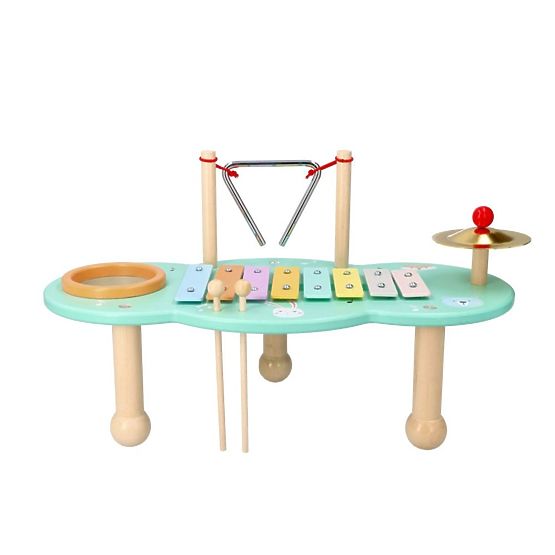 Tavolo musicale con animali