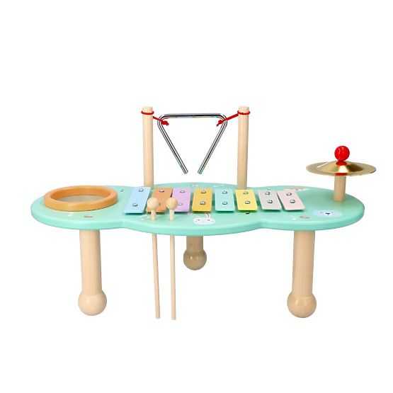 Tavolo musicale con animali