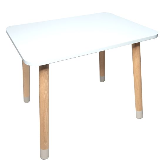 Tavolo per bambini con sedie - Liška - bianco