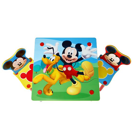 Tavolo per bambini con sedie Mickey Mouse