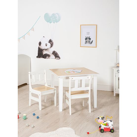Tavolo per bambini con sedie Natural