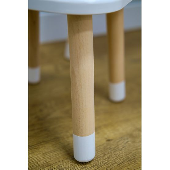Tavolo per bambini con sedie - Orecchie - bianco