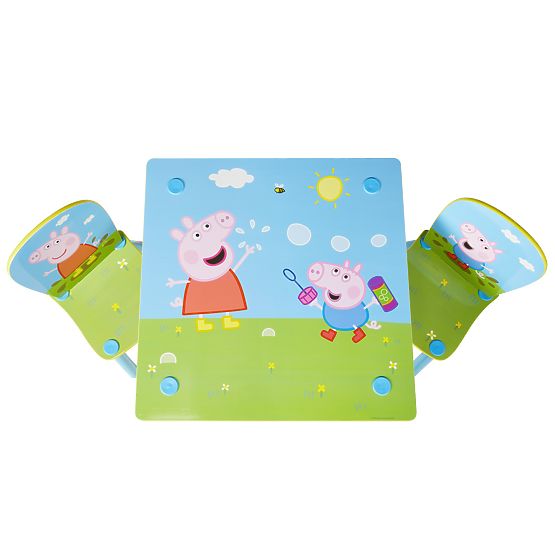 Tavolo con sedie per bambini Peppa Pig
