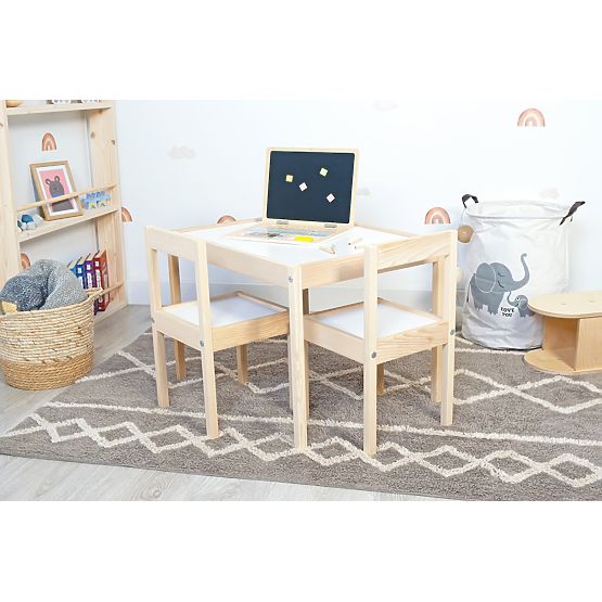 Tavolo per bambini e 2 sedie LETTO