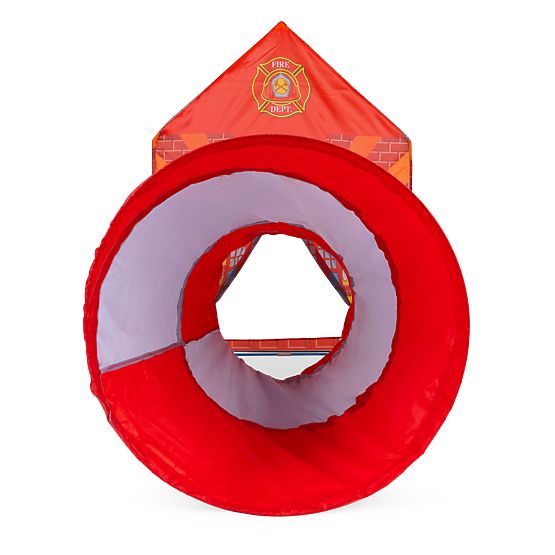Tenda per bambini con tunnel stazione dei pompieri parco giochi IPLAY