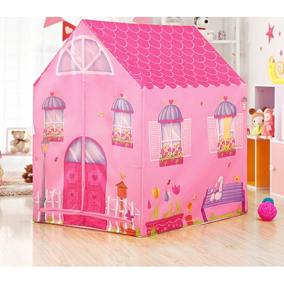 Tenda rosa da gioco a forma di casetta per bambini IPLAY
