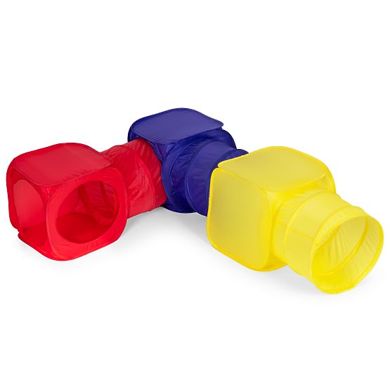 Tende da gioco per bambini autoespandibili, centro giochi 6 elementi tunnel cubi IPLAY