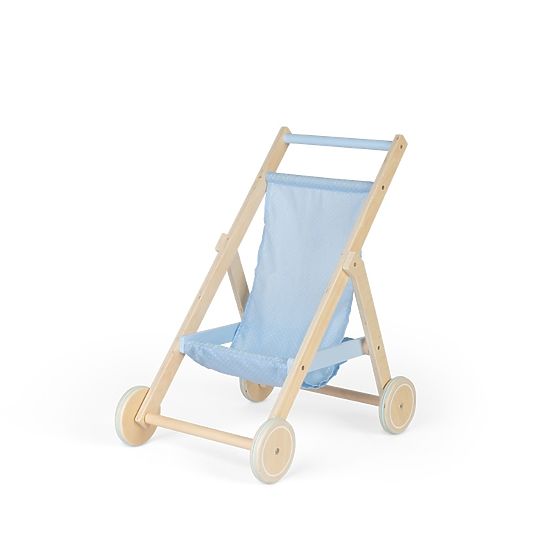 Tidlo Passeggino da golf in legno per bambole blu