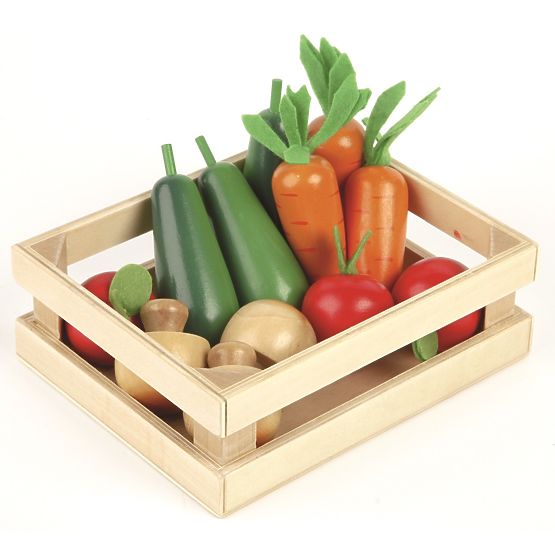 Tidlo Cassetta di Legno con Verdure