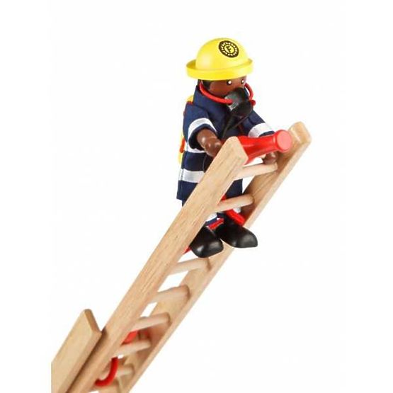 Tidlo Figure in legno di vigili del fuoco