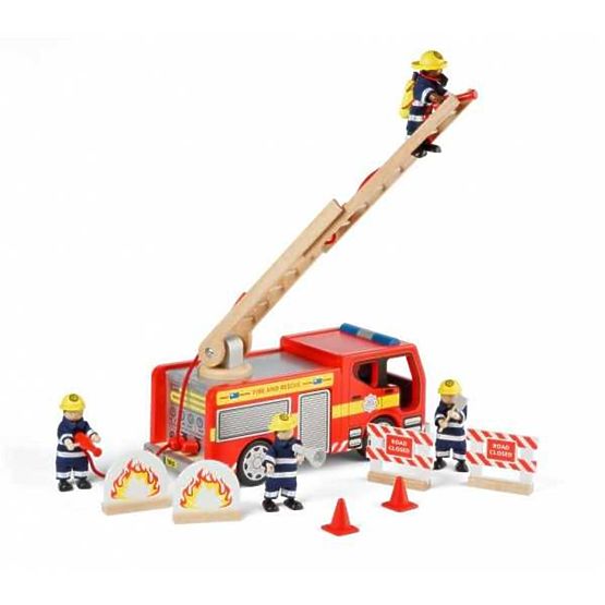 Tidlo Figure in legno di vigili del fuoco
