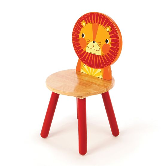 Tidlo Sedia in legno Animal leone