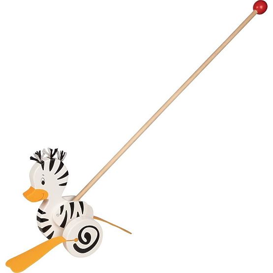 Tira l'animale su un bastone Goki - Anatroccolo zebra